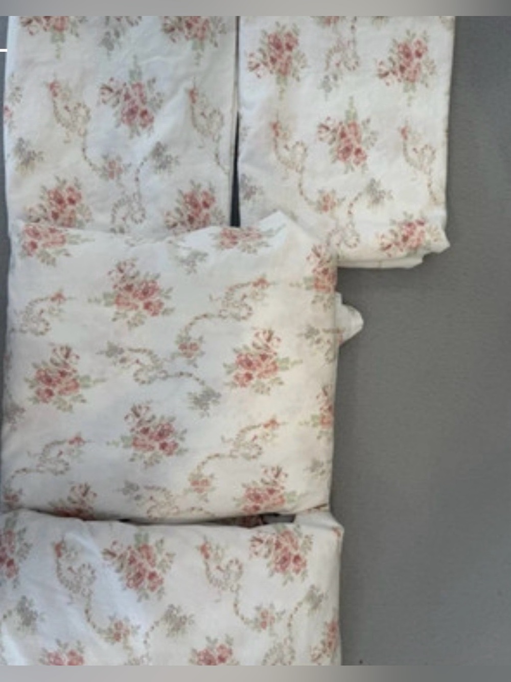 The Farmhouse by Rachel Ashwell Full Sheet Set 100% Cotton Floral RN89134